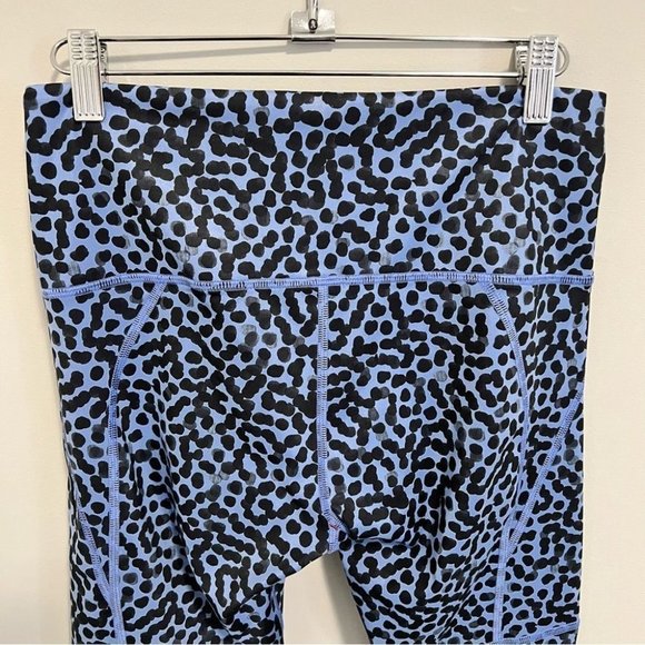 Lululemon All Sport Crop Legging Ace Spot Lullaby Black - Picture 9 of 14